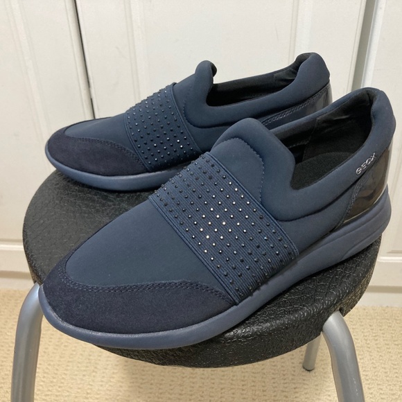 Geox Respira  Dark Navy Women's Sneakers EU 38/ US 8 - Picture 2 of 15